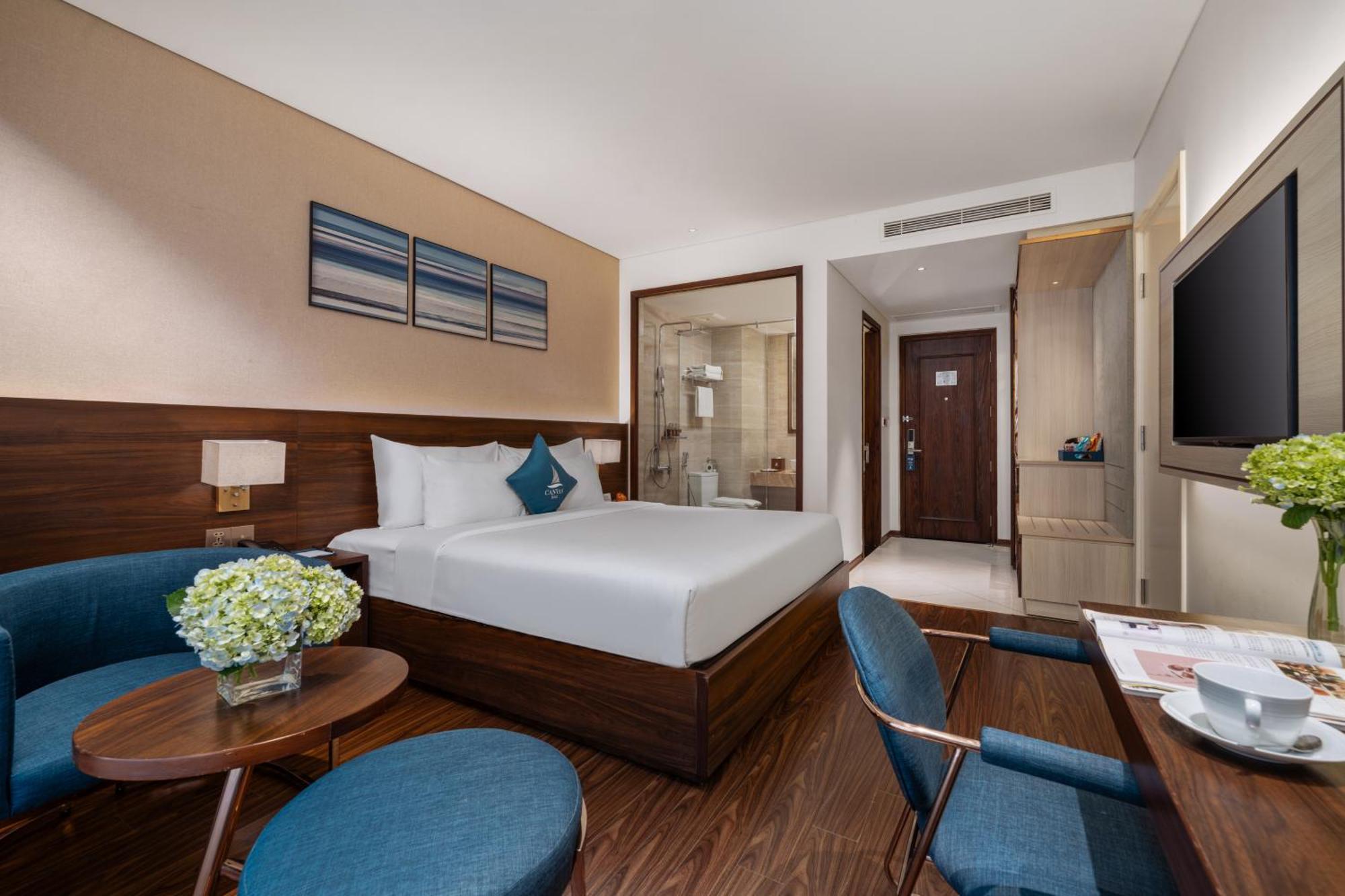 Canvas Danang Beach Hotel Bagian luar foto