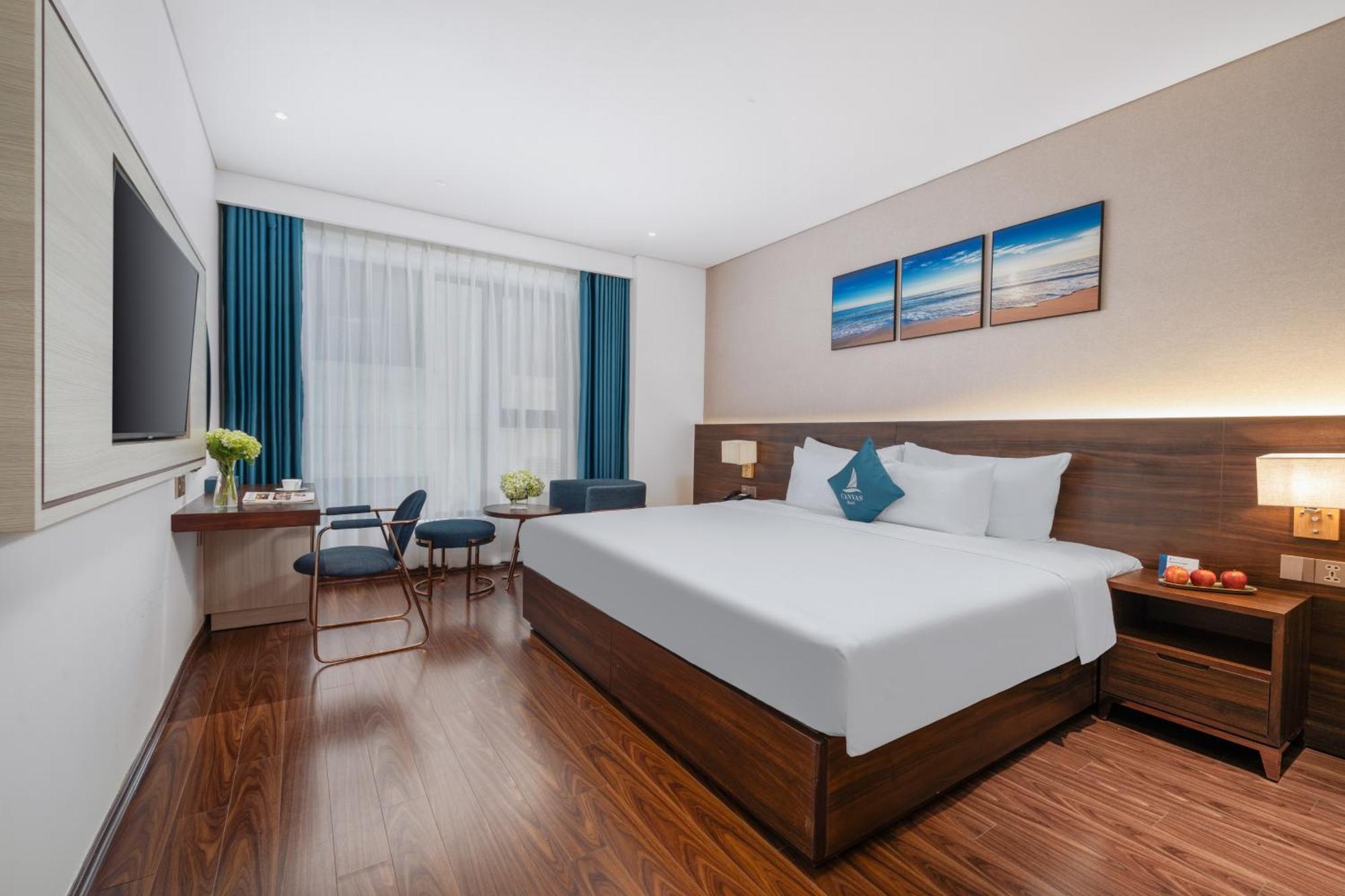 Canvas Danang Beach Hotel Bagian luar foto